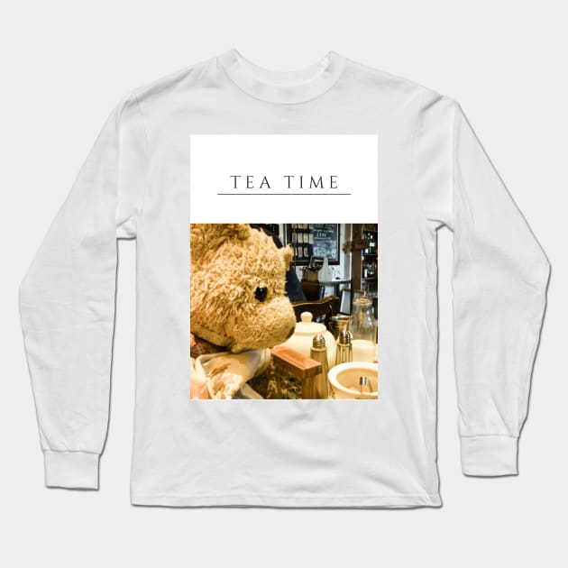 Tea Time with JoJo Bear Long Sleeve T-Shirt by bywhacky